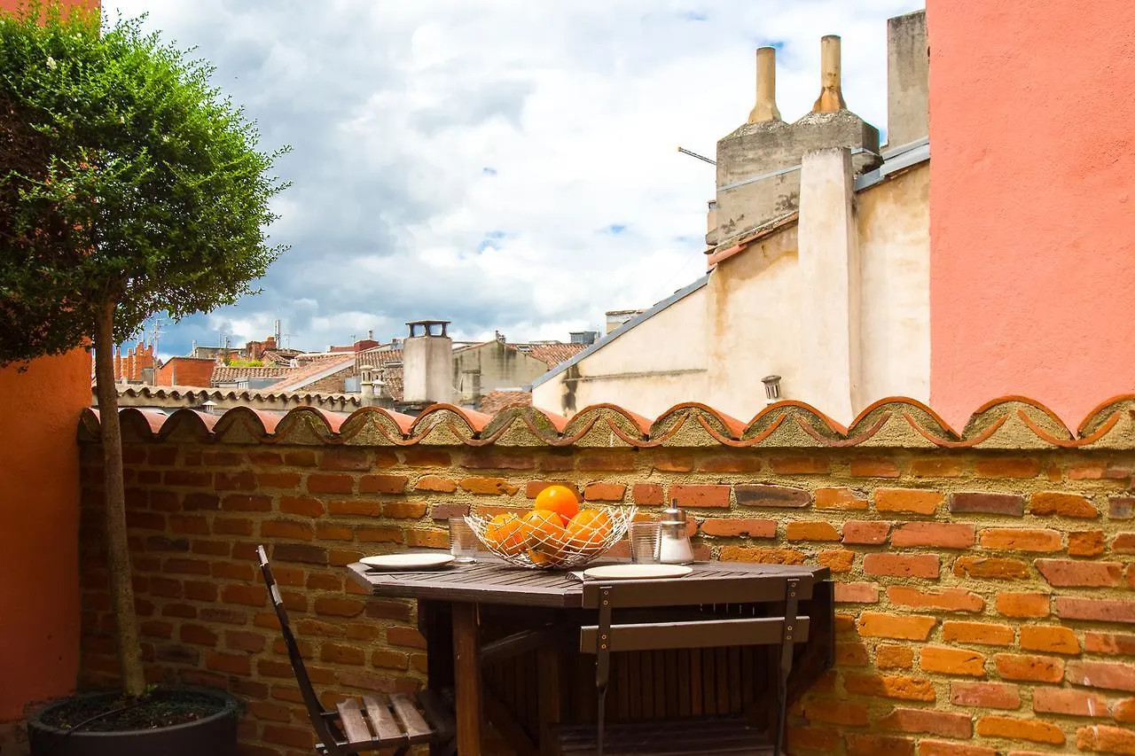 شقة فندقية الشقق الفندقية تولوزفي  La Tour Croix Baragnon